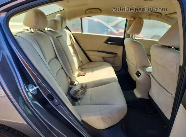 JHMCR6F35HC006666 2017 HONDA ACCORD Gray Вид задньої частини салону