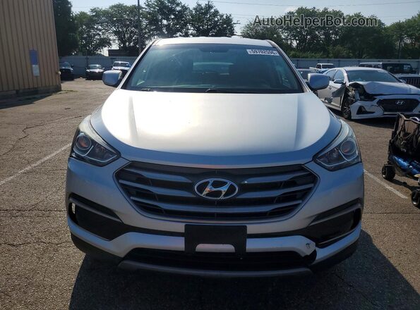 5XYZT3LB0HG498896 2017 HYUNDAI SANTA FE Silver Вид ззаду