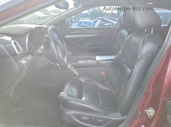 1N4AA6AP1HC369398 2017 NISSAN MAXIMA Red წინა პანელის ხედი