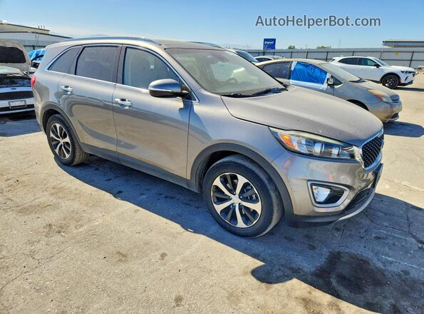 5XYPH4A59HG313997 2017 KIA SORENTO Tan Front view