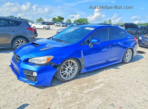 JF1VA1B6XG9828644 2016 SUBARU WRX Blue Tył lewy