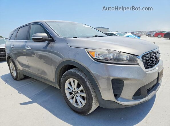 5XYPG4A5XKG483053 2019 KIA SORENTO Silver Vista frontal