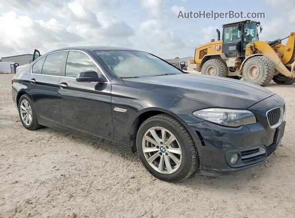 WBA5A7C53GG147088 2016 BMW 5 SERIES Black Вид спереду