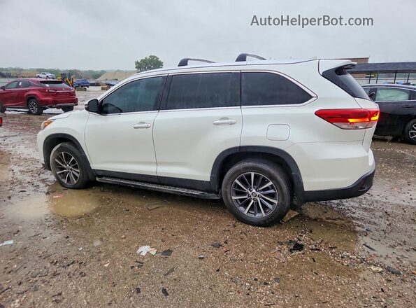 5TDKZRFH5KS572455 2019 TOYOTA HIGHLANDER Белый Задняя правая четверть