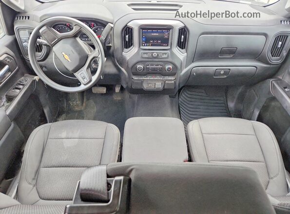 1GCRWBEK1LZ325414 2020 CHEVROLET SILVERADO Белый Вид щитка приборов