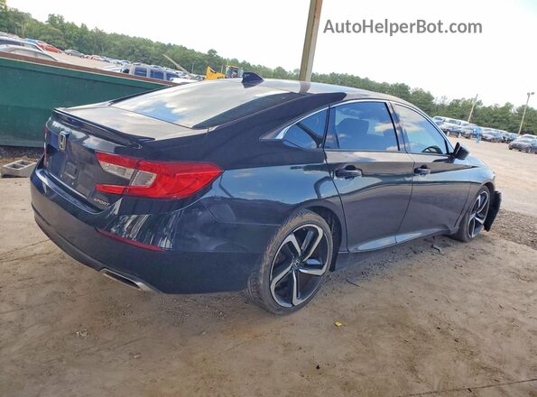 1HGCV1F35JA068779 2018 HONDA ACCORD Black წინა მარჯვენა