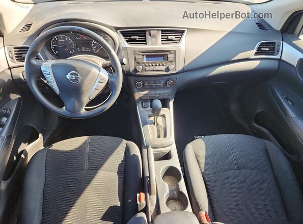 3N1AB7AP0HY282874 2017 NISSAN SENTRA Серый Вид щитка приборов