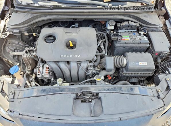 KMHD84LF2HU357908 2017 HYUNDAI ELANTRA Черный Вид подкапотного пространства