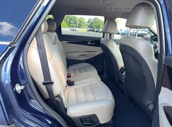 5XYPHDA51KG533285 2019 KIA SORENTO Blue Вид салону спереду