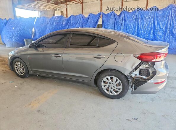 KMHD74LF6JU648159 2018 HYUNDAI ELANTRA Gray Trasero derecho