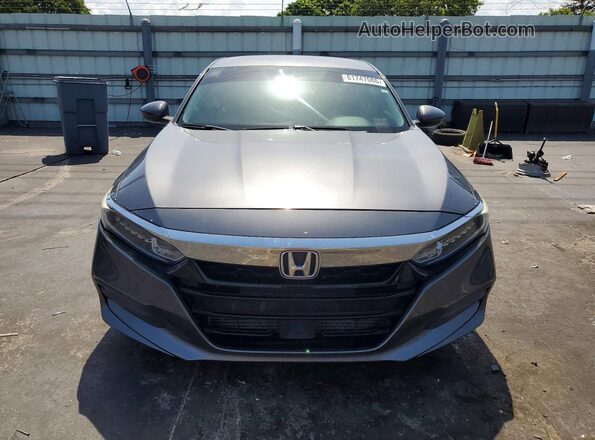 1HGCV1F19JA167183 2018 HONDA ACCORD Black Vista trasera