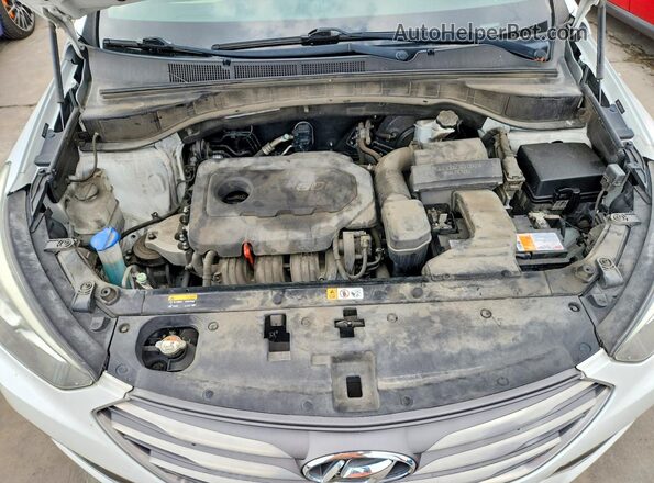 5NMZU3LB8HH013701 2017 HYUNDAI SANTA FE White VIN კოდის სტიკერის ხედი