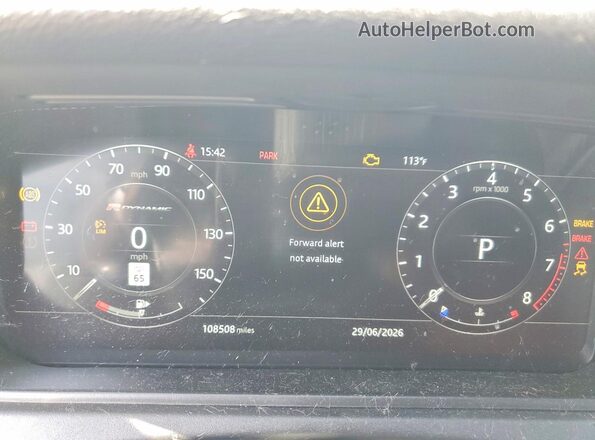 SALYL2RX5JA723806 2018 LAND ROVER RANGE White Vista de los asientos traseros