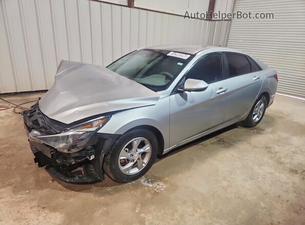 5NPLL4AG4MH016024 2021 HYUNDAI ELANTRA Серебряный Задняя левая четверть