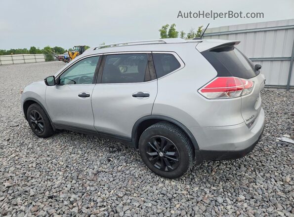 KNMAT2MV8GP650497 2016 NISSAN ROGUE Серебряный Задняя правая четверть