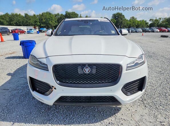 SADCM2FV7JA291631 2018 JAGUAR F-PACE Белый Вид сзади