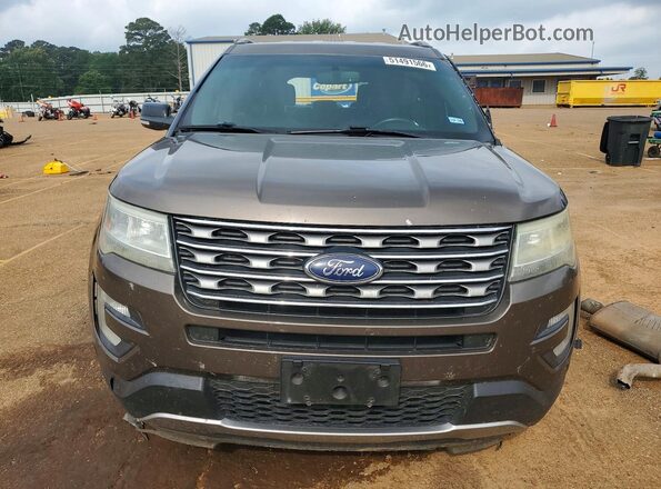1FM5K7D89GGD35814 2016 FORD EXPLORER Tan Widok z tyłu