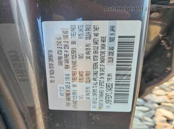 JM3KFBDM7L1842663 2020 MAZDA CX-5 Gray VIN კოდის სტიკერის ხედი