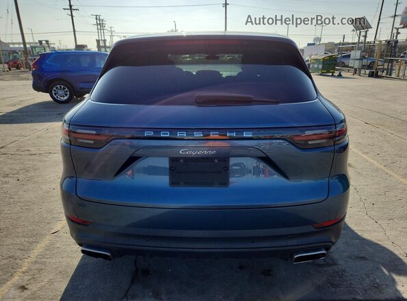 WP1AA2AYXKDA00616 2019 PORSCHE CAYENNE Blue წინა სალონის ხედი