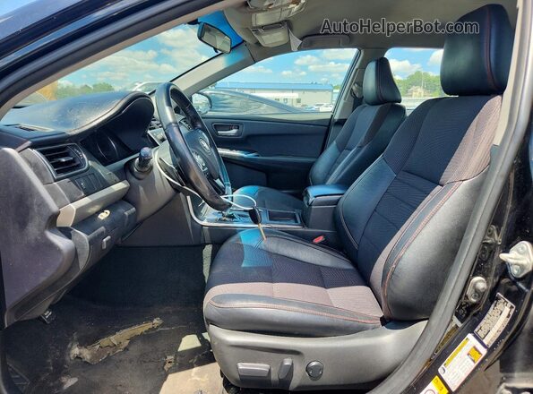 4T1BF1FK3HU812690 2017 TOYOTA CAMRY Black Առջևի վահանակի տեսք