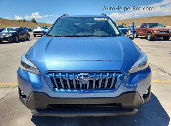 JF2GTHMC5PH282139 2023 SUBARU CROSSTREK Blue Вид ззаду
