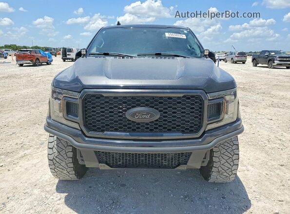 1FTEW1E53KKF01289 2019 FORD F150 Черный Вид сзади