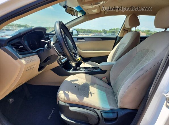 5NPE24AF8KH738774 2019 HYUNDAI SONATA White Dashboard view