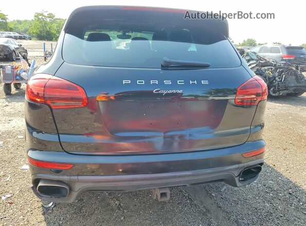 WP1AA2A25HKA85543 2017 PORSCHE CAYENNE Black Вид салону спереду