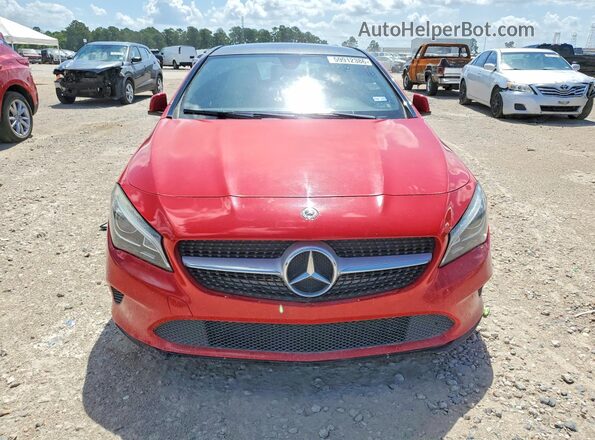 WDDSJ4EBXJN631159 2018 MERCEDES-BENZ CLA-CLASS Red Vista trasera