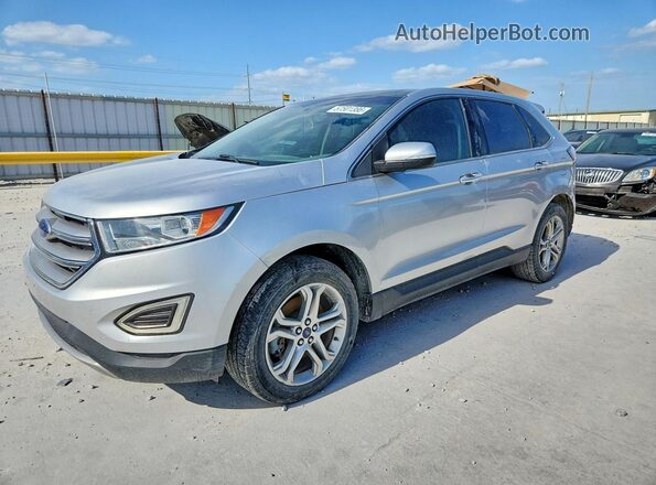 2FMPK4K93JBB67525 2018 FORD EDGE Silver Tył lewy
