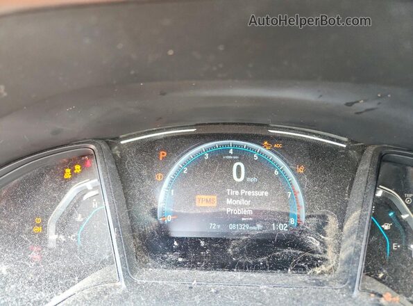 2HGFC2F65LH537280 2020 HONDA CIVIC Blue Հետևի նստատեղերի տեսք