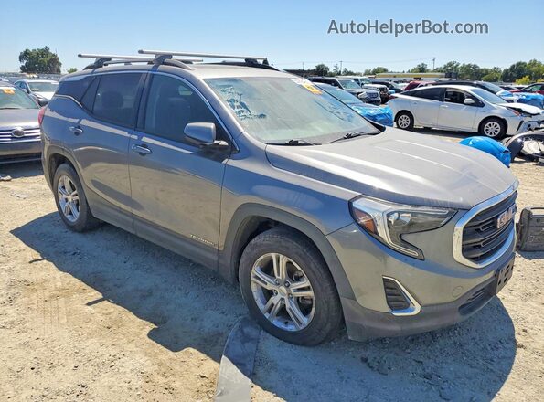 3GKALNEU7JL168313 2018 GMC TERRAIN Gray Вид спереду
