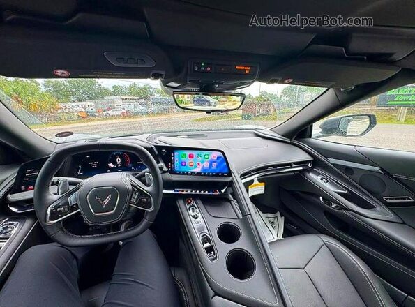 1G1YB2D40T5100394 2026 CHEVROLET CORVETTE Black Вид задніх сидінь