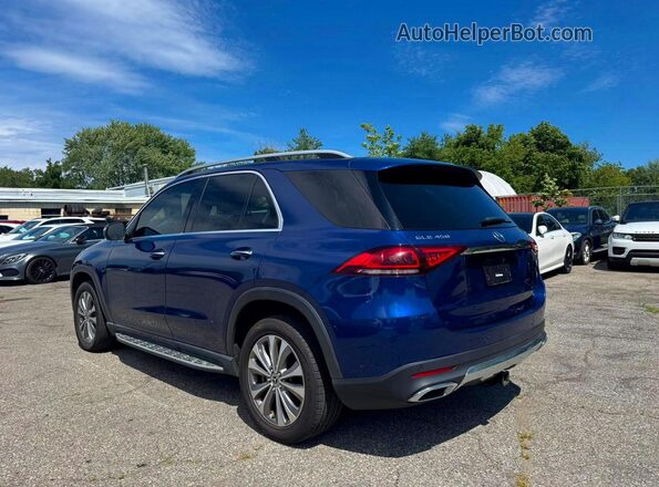 4JGFB5KB5LA076534 2020 MERCEDES-BENZ GLE-CLASS Blue Przód prawy