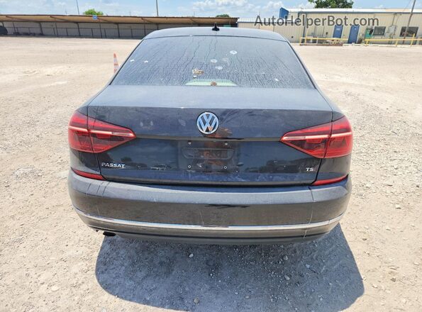 1VWLA7A3XKC009735 2019 VOLKSWAGEN PASSAT Black Вид салону спереду