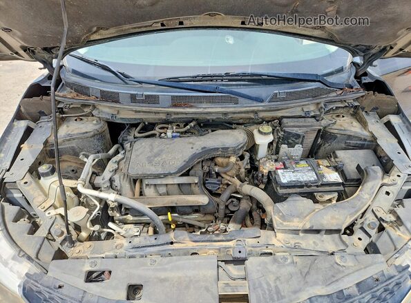 JN1BJ1CP4JW104674 2018 NISSAN ROGUE Black Շարժիչի բաժամունքի տեսք