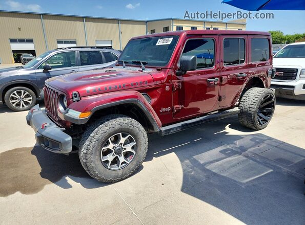 1C4HJXFG6MW569077 2021 JEEP WRANGLER Red Tył lewy