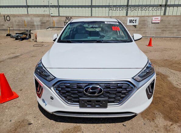 KMHC65LD3MU254996 2021 HYUNDAI IONIQ White Հետևի տեսք