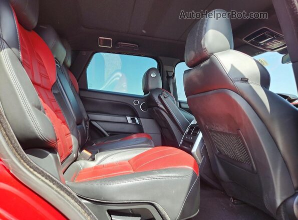 SALWS2VF5GA560655 2016 LAND ROVER RANGE Red Widok komory silnika