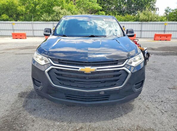 1GNERFKW9LJ166989 2020 CHEVROLET TRAVERSE Черный Вид сзади