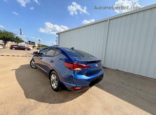 5NPD84LF0LH535158 2020 HYUNDAI ELANTRA Blue Передня права чверть