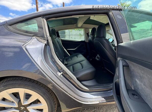 5YJ3E1EA5NF185418 2022 TESLA MODEL 3 Gray Սալոնի դիմացի տեսք