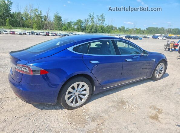 5YJSA1E16GF148422 2016 TESLA MODEL S Синий Передняя правая четверть