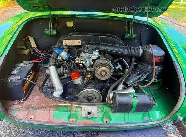 14427260200000000 1974 VOLKSWAGEN KARMANGHIA Green Առջևի վահանակի տեսք