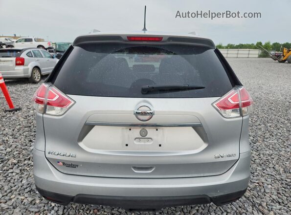 KNMAT2MV8GP650497 2016 NISSAN ROGUE Серебряный Вид салона спереди