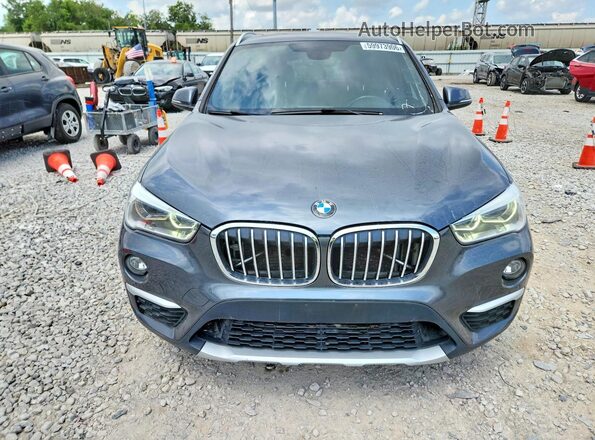 WBXHT3C34J5K27989 2018 BMW X1 Gray Հետևի տեսք