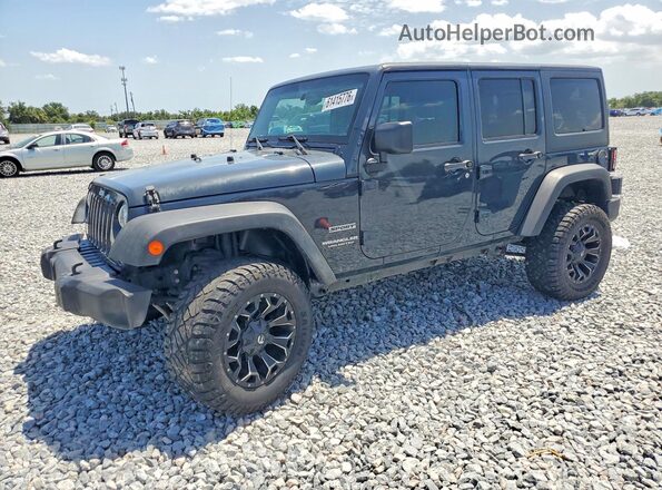 1C4BJWDG4HL678163 2017 JEEP WRANGLER Серебряный Задняя левая четверть