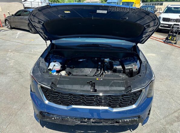 5XYRL4JC8SG344980 2025 KIA SORENTO Blue Widok z tyłu