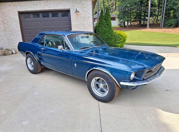 7701G252161 1967 FORD MUSTANG Blue უკანა მარცხენა
