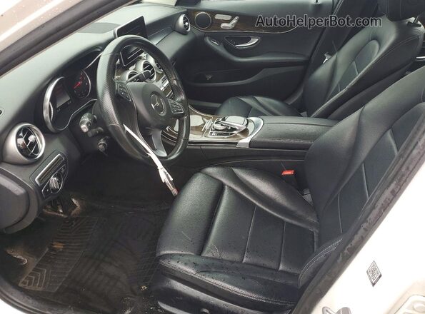 55SWF4KB9GU174304 2016 MERCEDES-BENZ C White Widok deski rozdzielczej